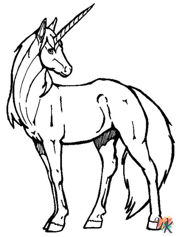 Dibujos para Colorear Unicornio 37