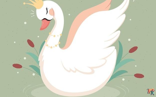 8 Dibujos Para Colorear Cisne
