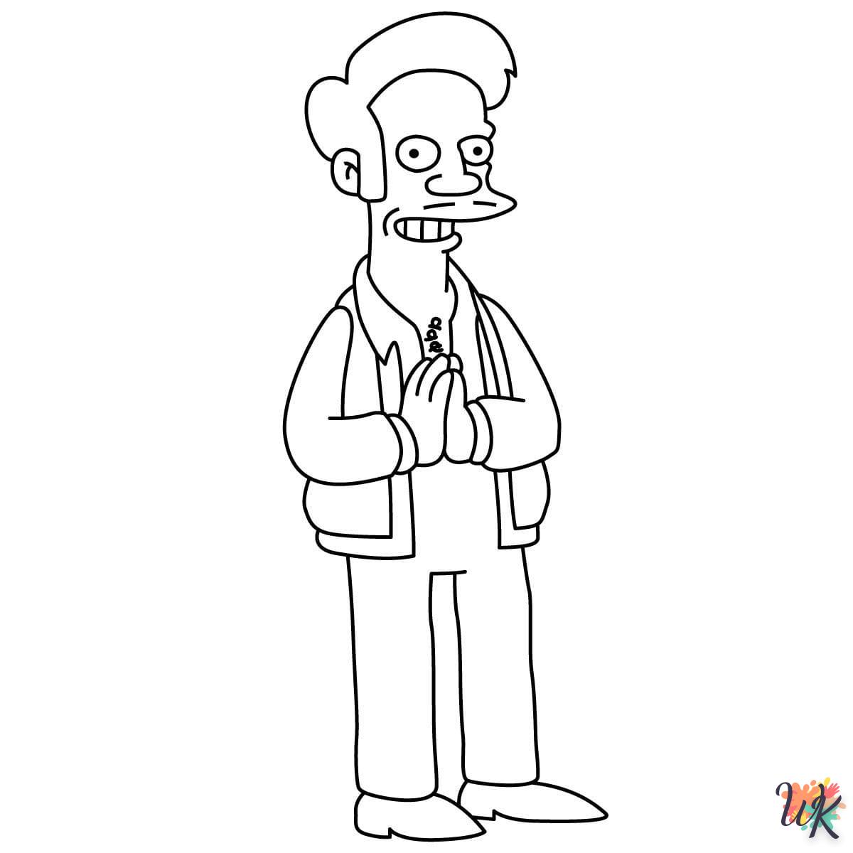 Dibujos para Colorear Los Simpson 89