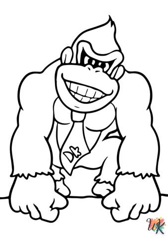 Dibujos para Colorear Donkey Kong 24