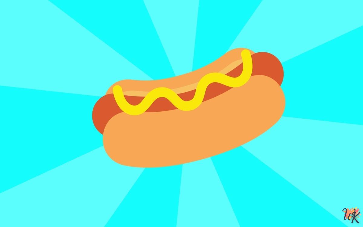 110 Dibujos Para Colorear Hot Dog