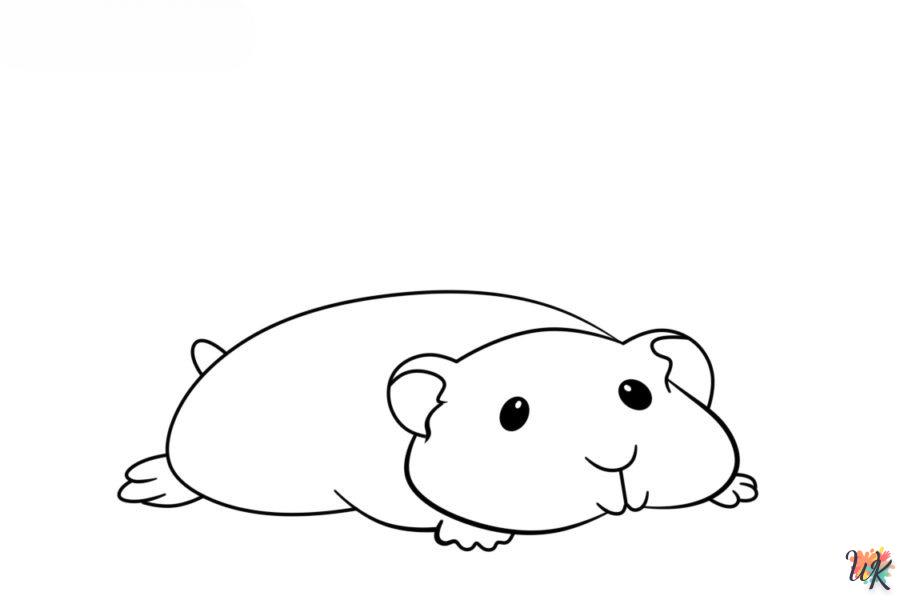 Dibujos para Colorear Hamster 117