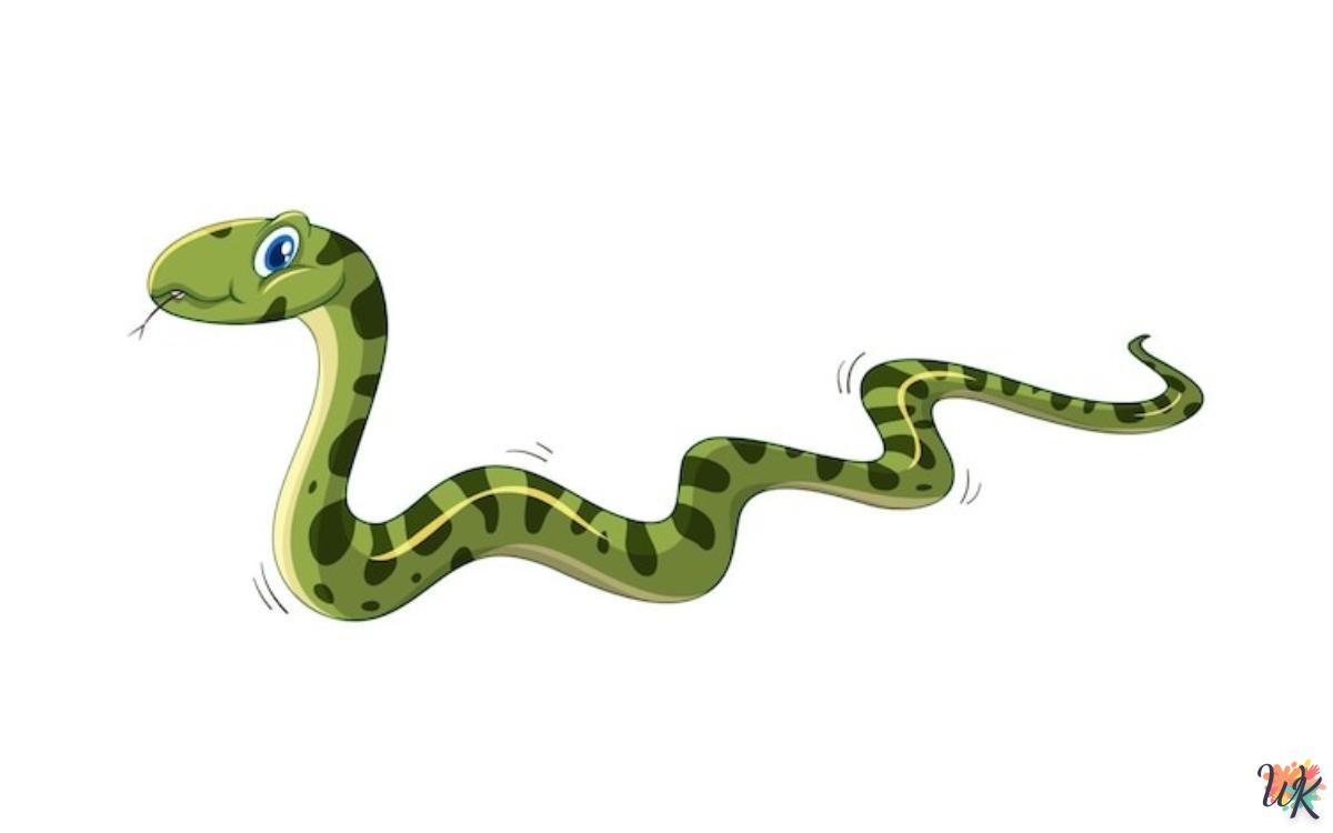 128 Dibujos Para Colorear Serpiente