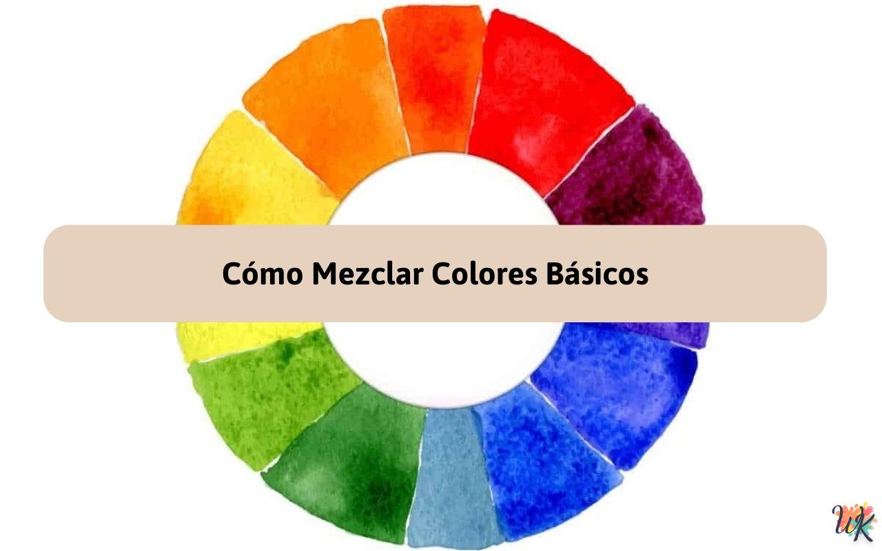 2 Dibujos Para Colorear Cómo Mezclar Colores Básicos: Guía para Principiantes