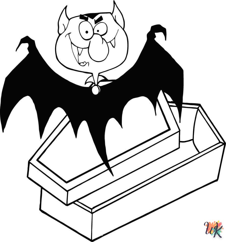 Dibujos para Colorear Dracula 12