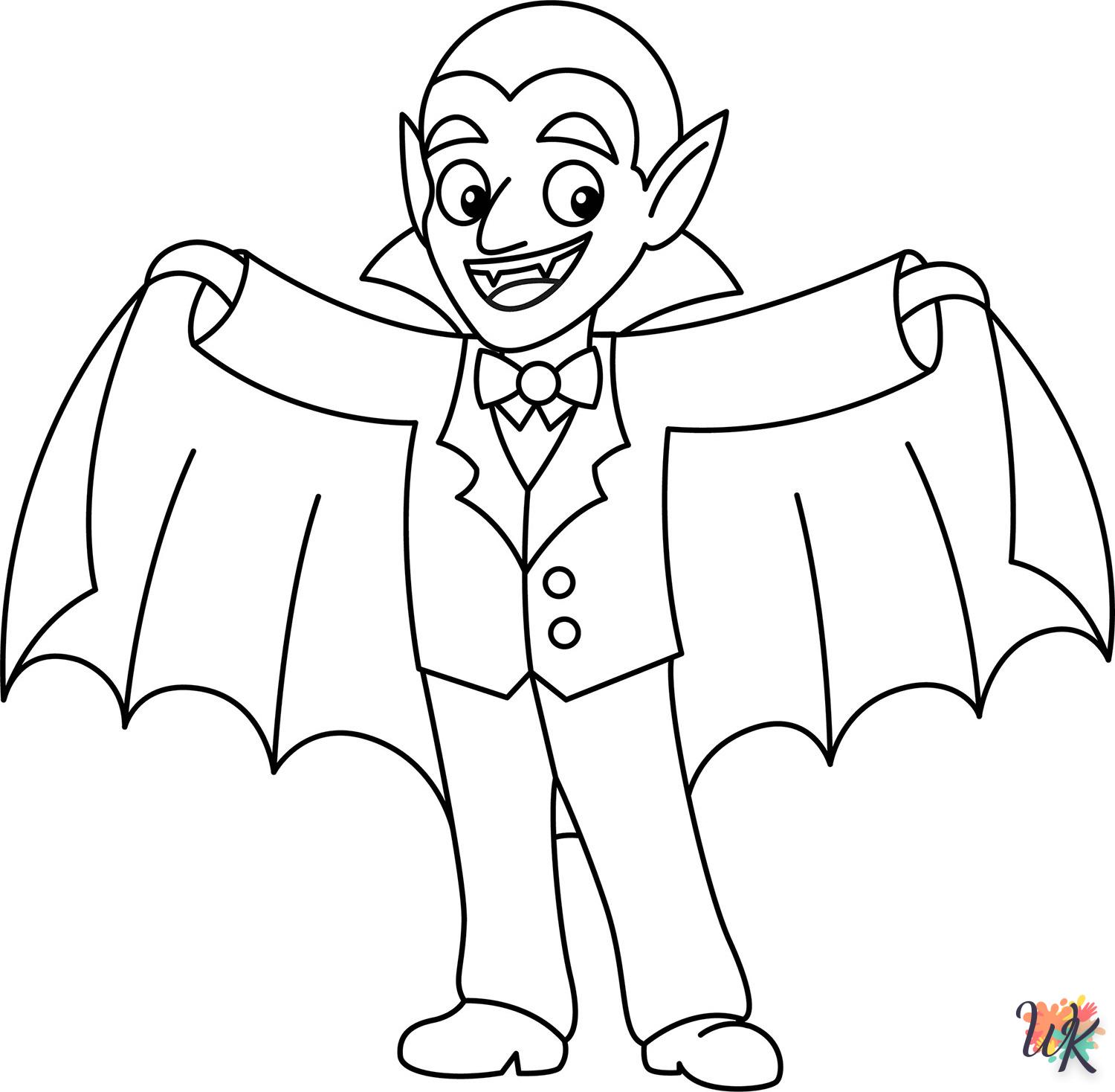 Dibujos para Colorear Dracula 13