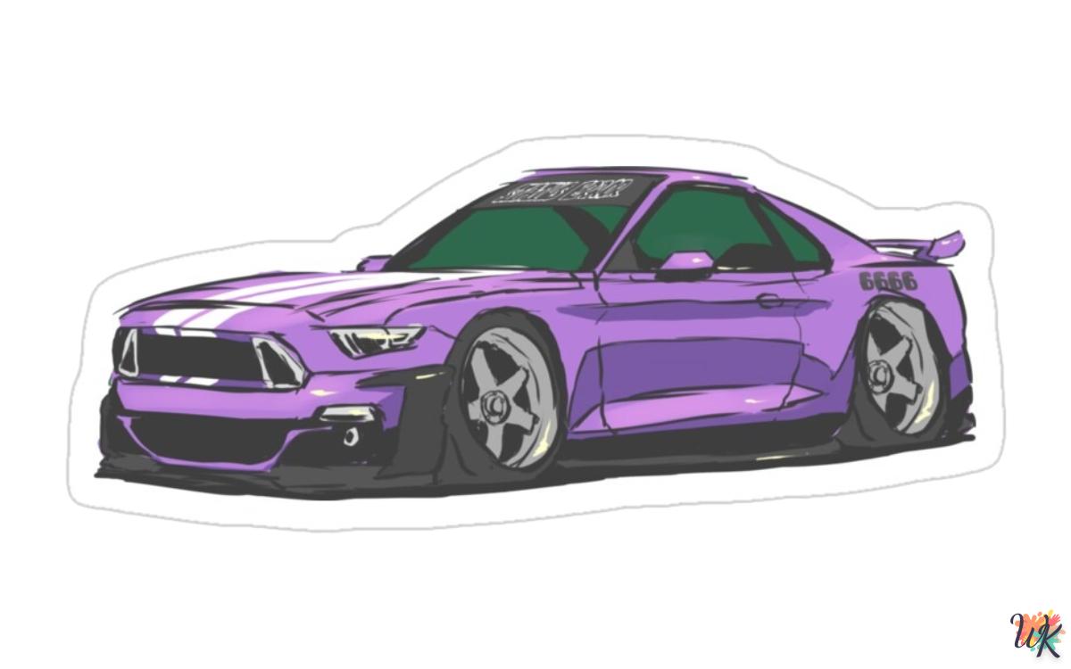 68 Dibujos Para Colorear Mustang