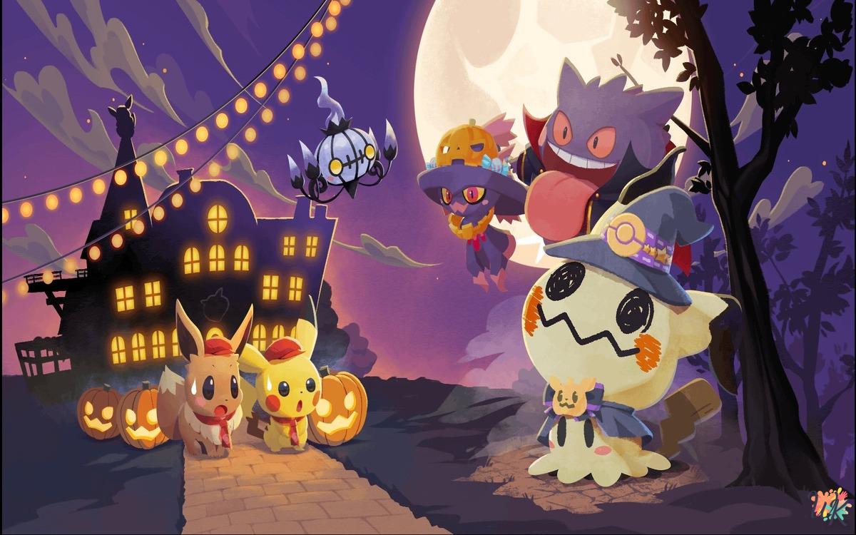 36 Dibujos Para Colorear Pokémon Halloween