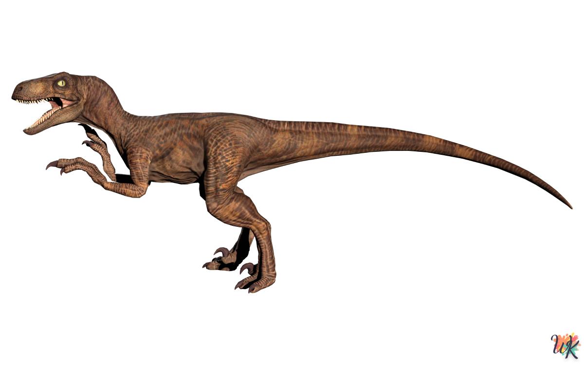 96 Dibujos Para Colorear Velociraptor