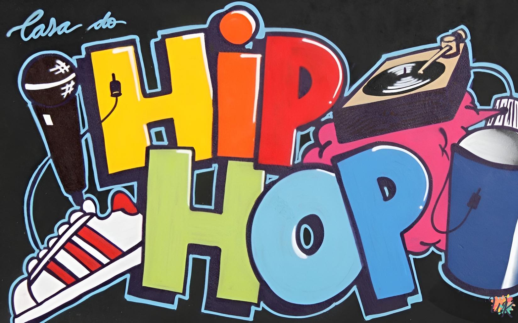 12 Dibujos Para Colorear Hip hop