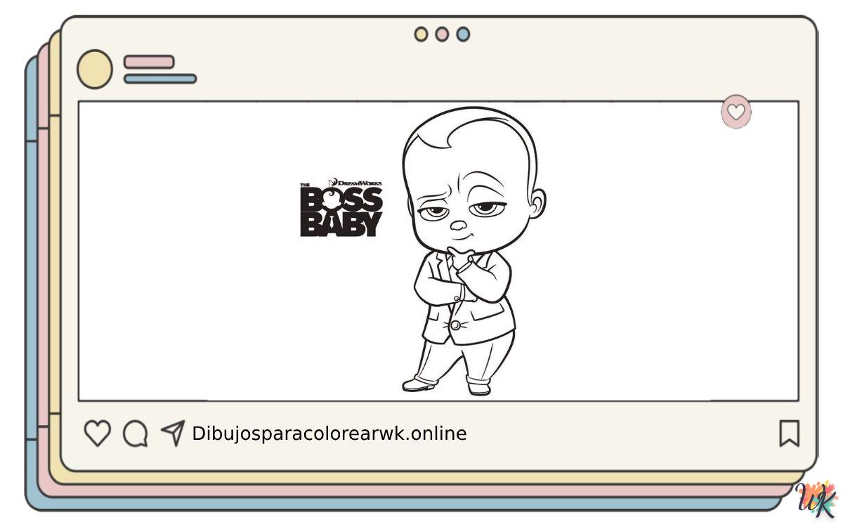 56 Dibujos Para Colorear Boss Baby