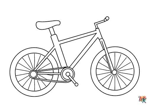 Dibujos para Colorear Bicicleta 7