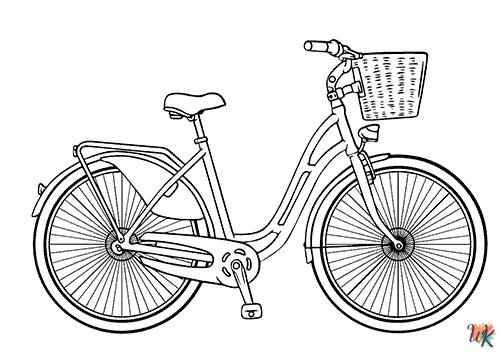 Dibujos para Colorear Bicicleta 6