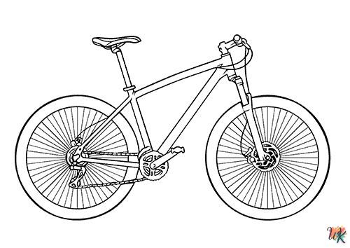Dibujos para Colorear Bicicleta 5