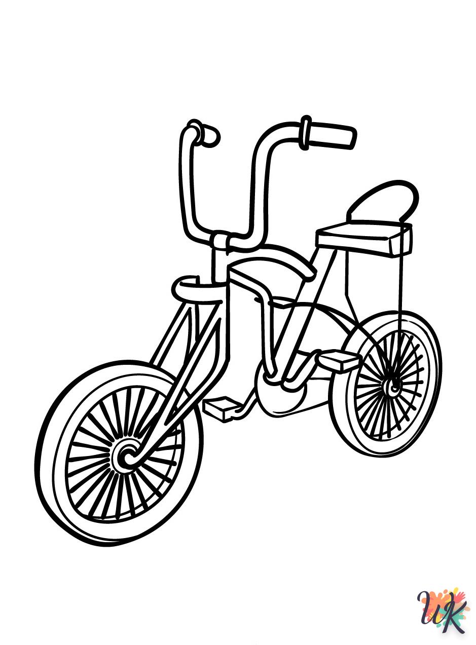 Dibujos para Colorear Bicicleta 2