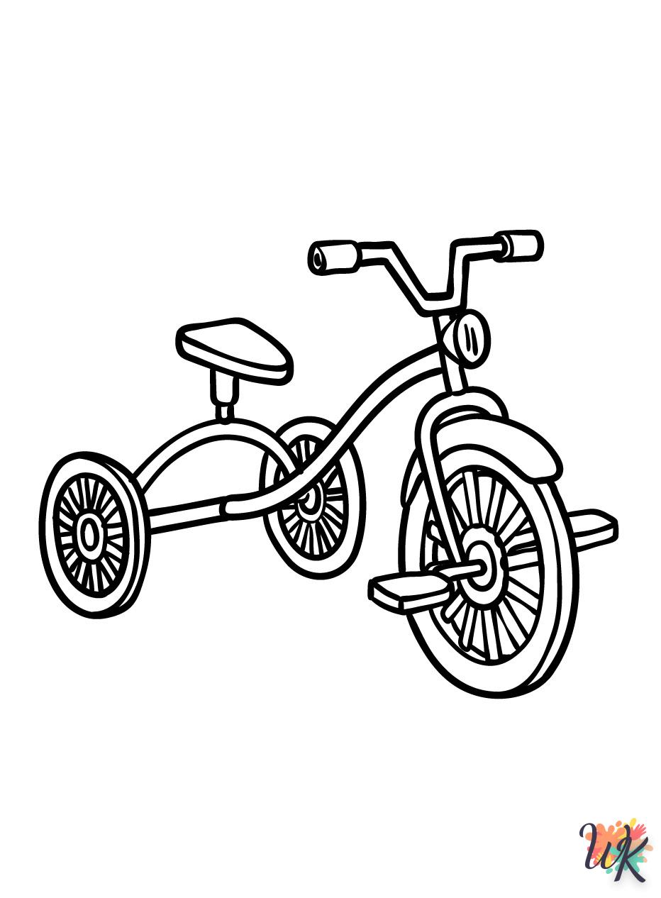 Dibujos para Colorear Bicicleta 3