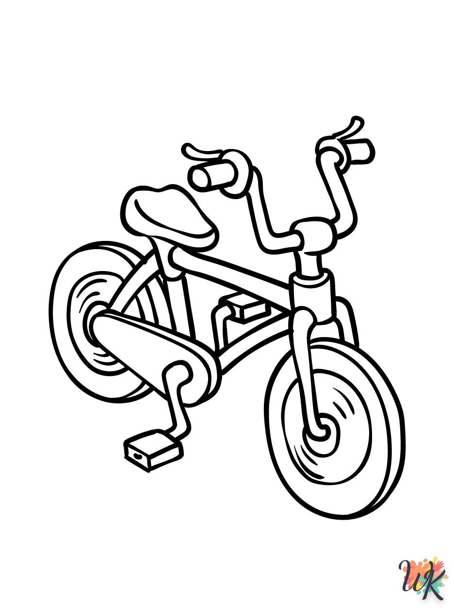 Dibujos para Colorear Bicicleta 4