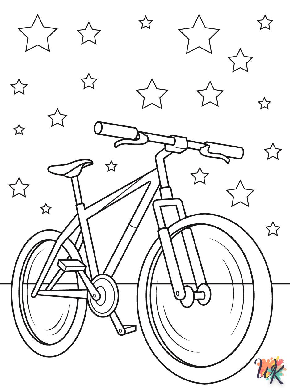Dibujos para Colorear Bicicleta 12