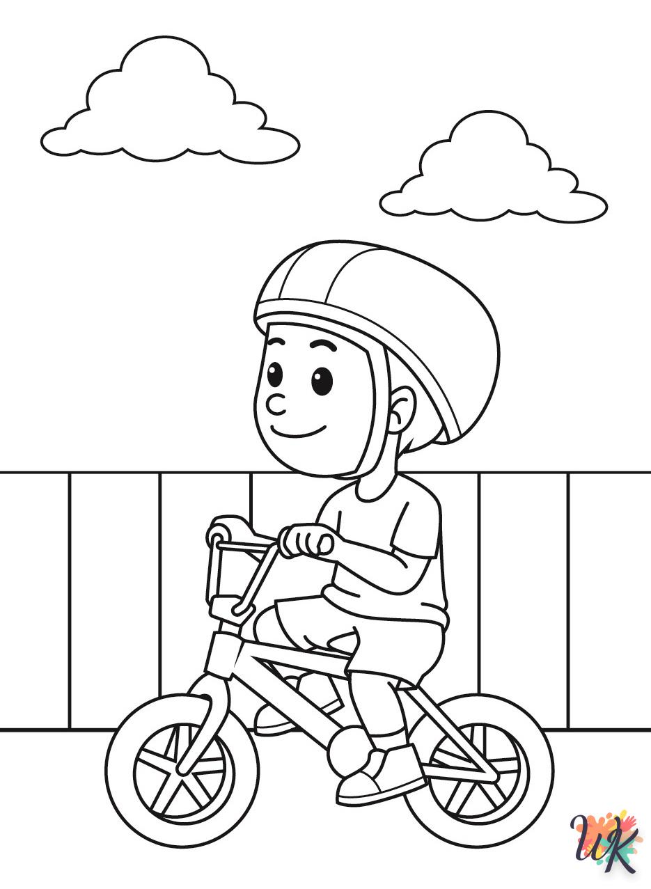 Dibujos para Colorear Bicicleta 24