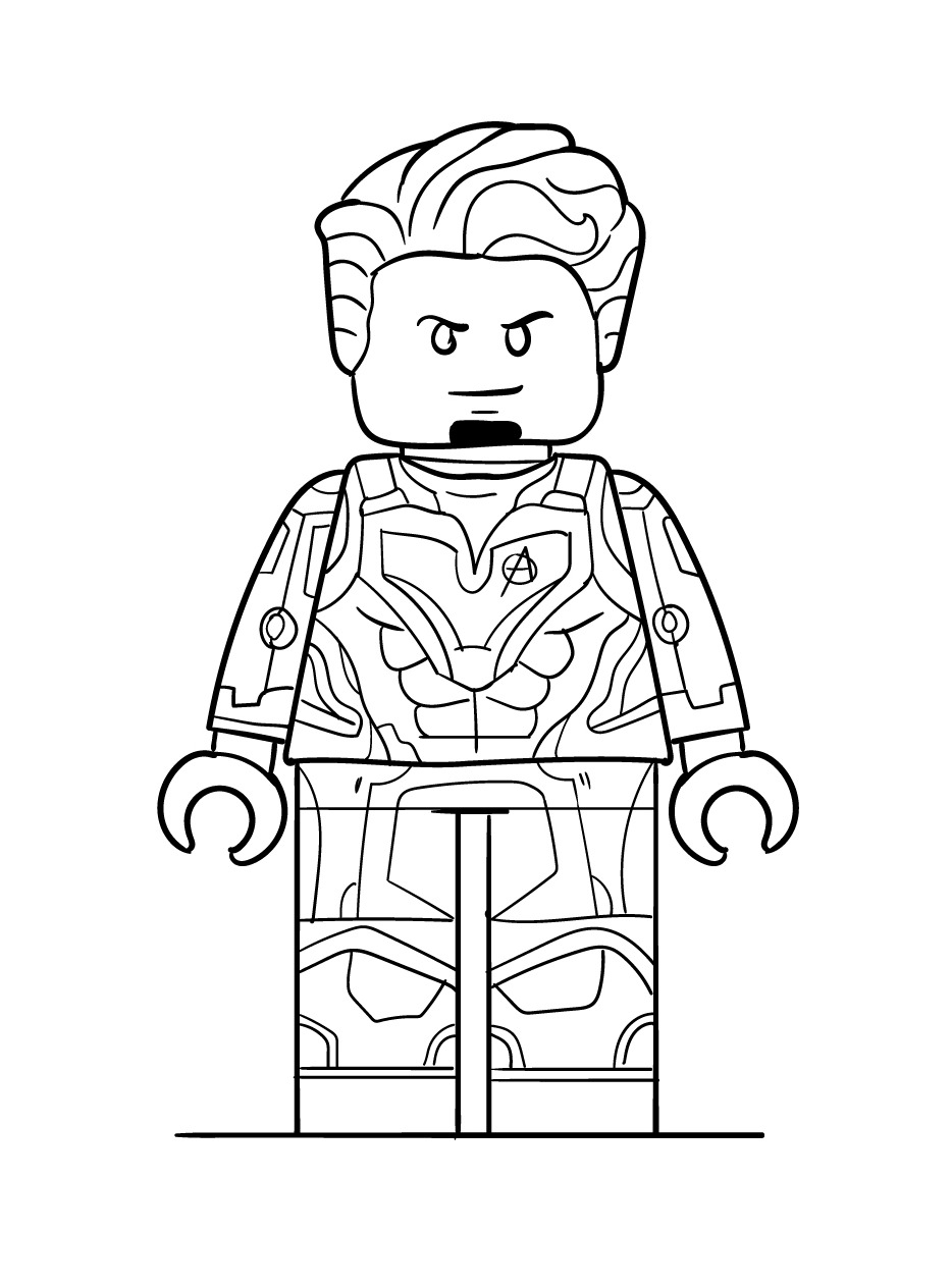 Colorear Lego Avengers 1
