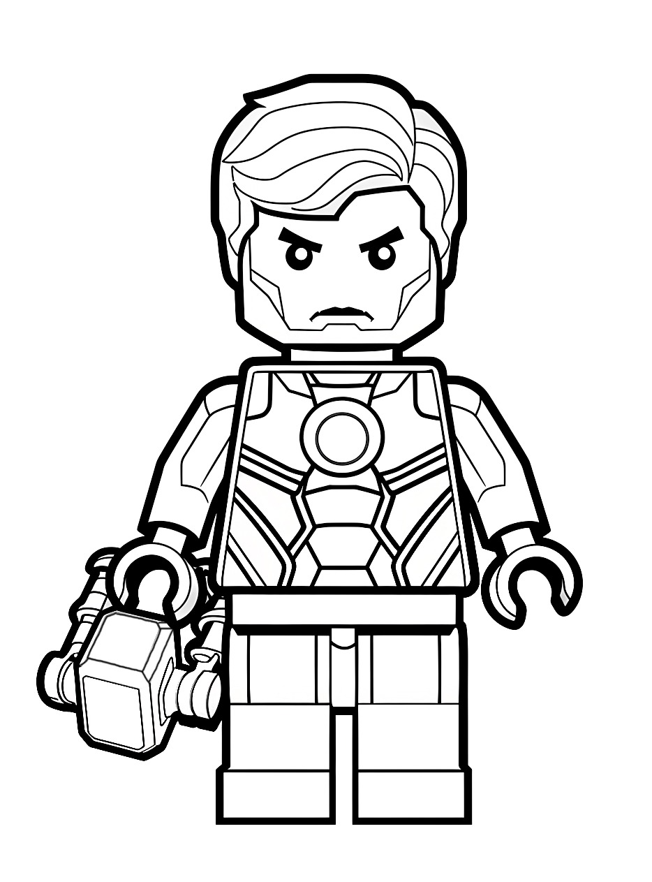 Colorear Lego Avengers 14