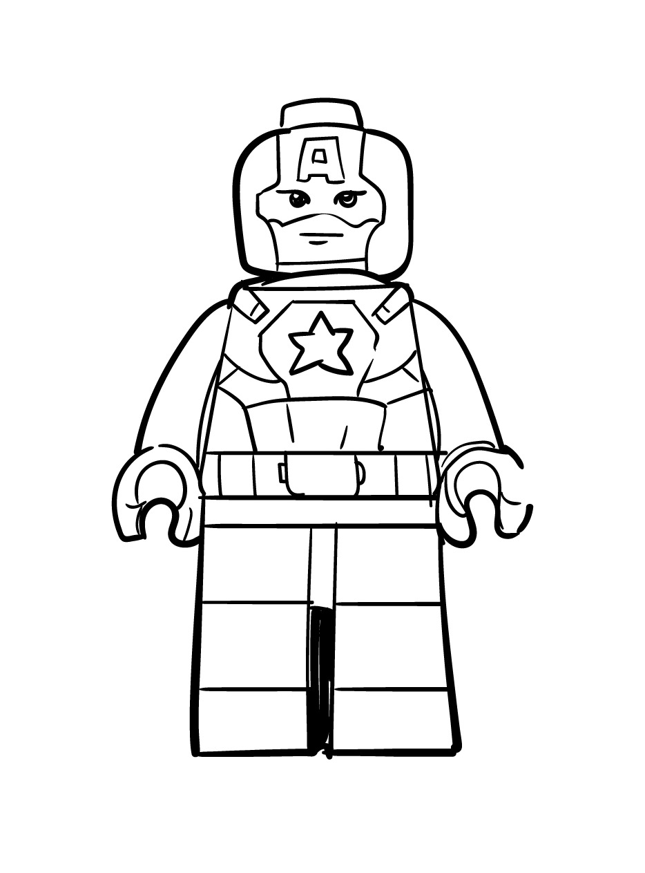 Colorear Lego Avengers 4