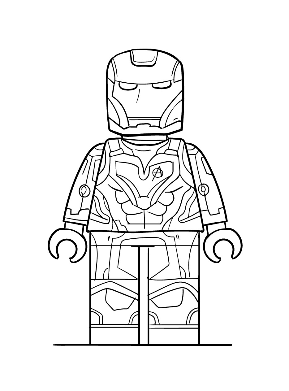 Colorear Lego Avengers 5