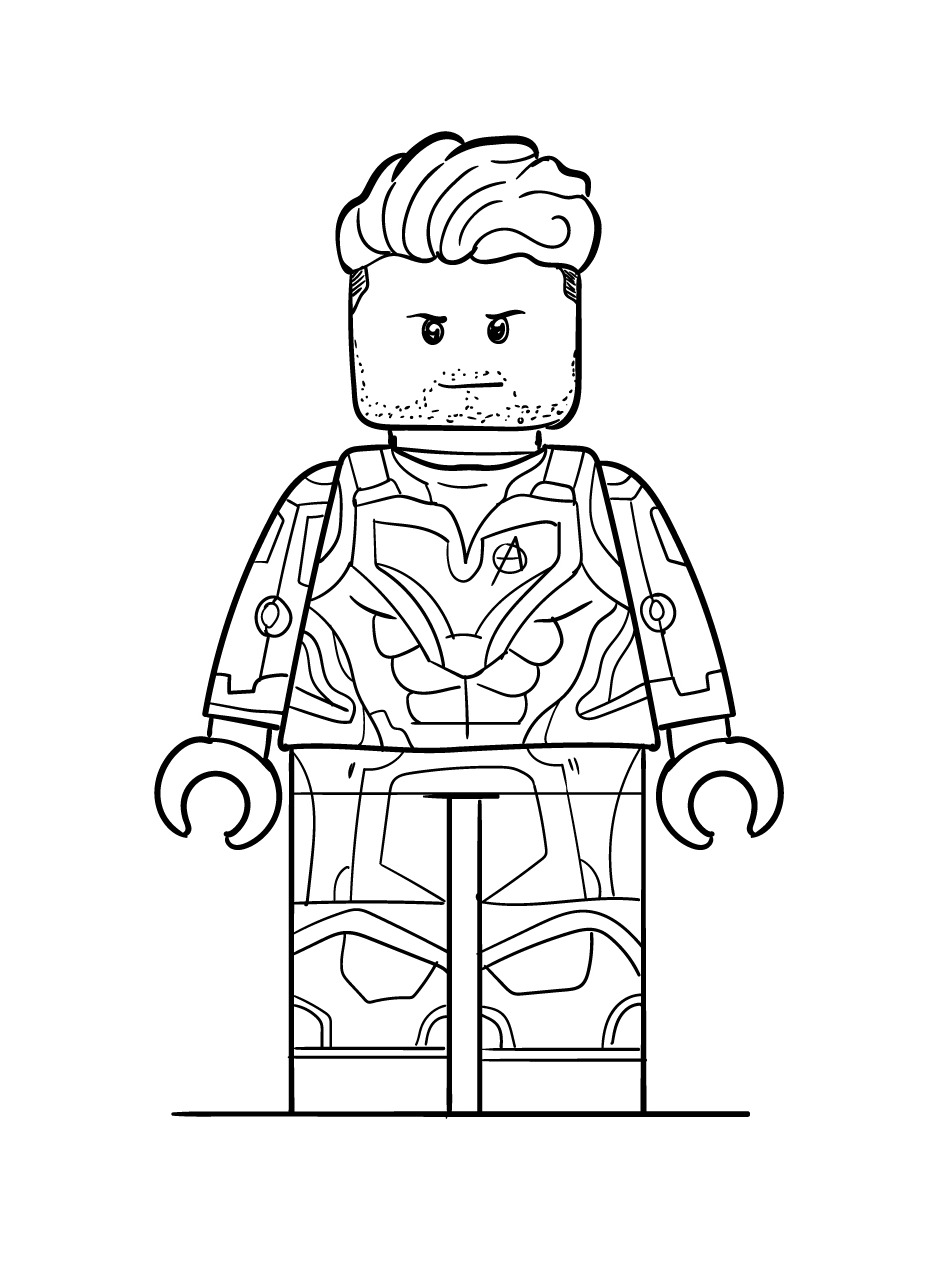 Colorear Lego Avengers 8