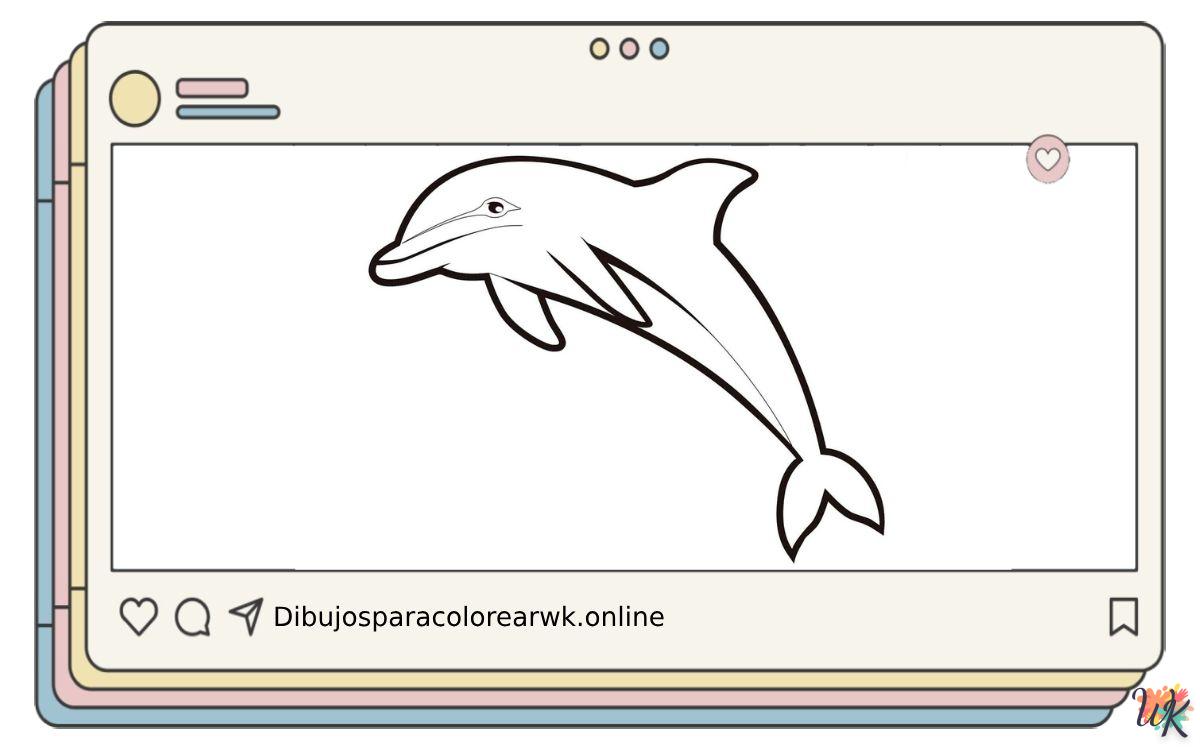 131 Dibujos Para Colorear Delfines