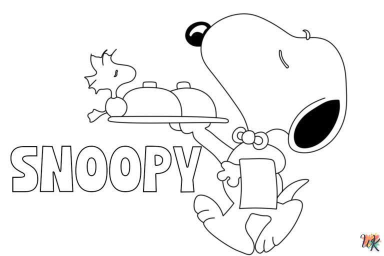 Dibujos Para Colorear Snoopy 3