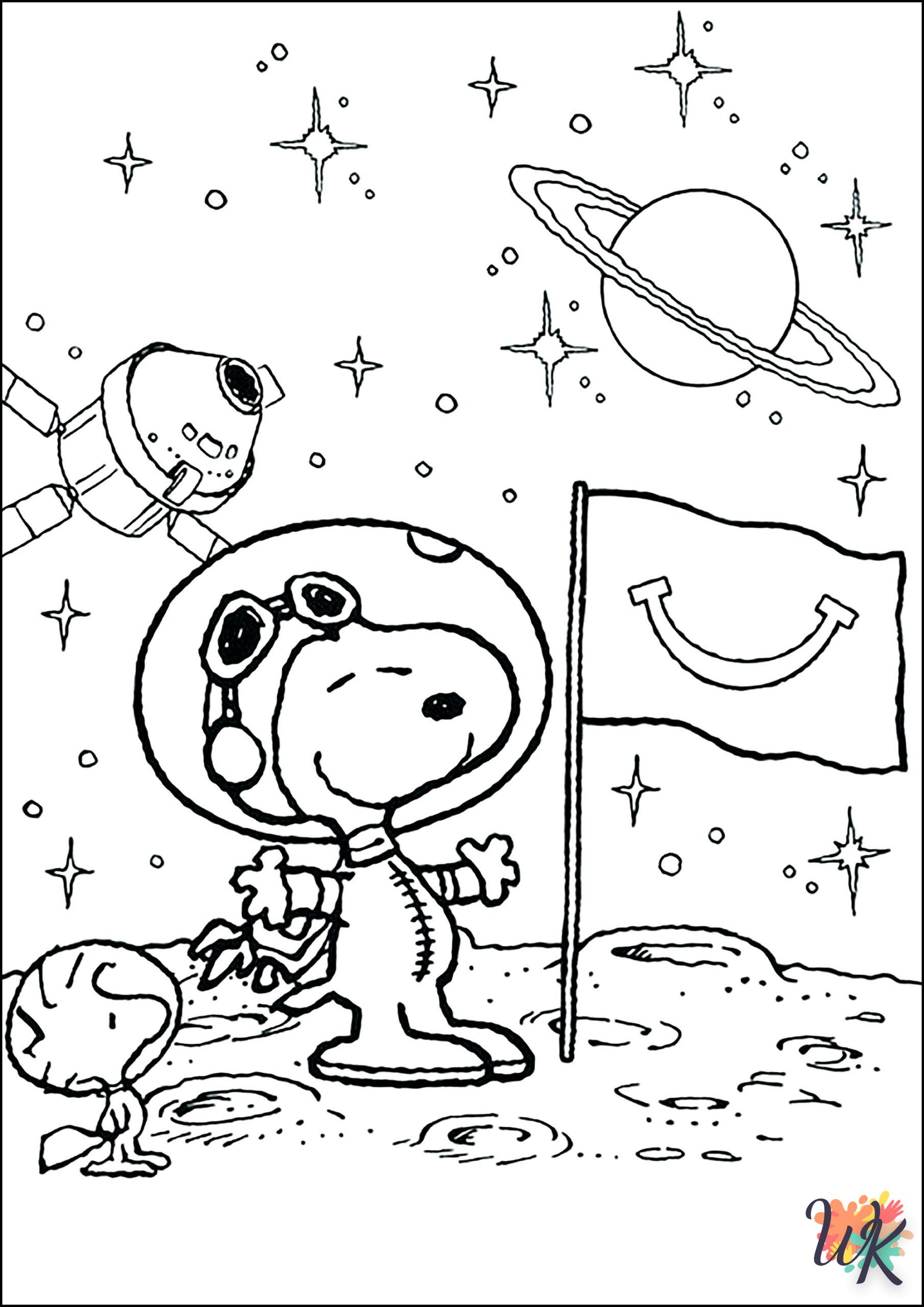 Dibujos Para Colorear Snoopy 1