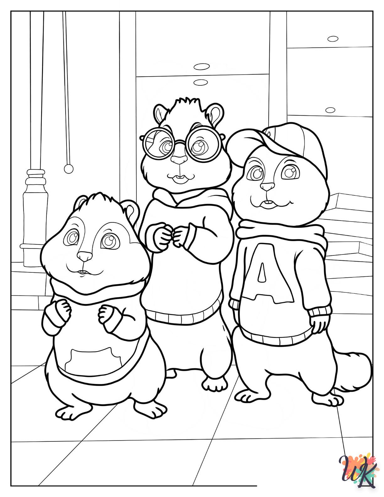 Dibujos para Colorear Alvin And The Chipmunks 6