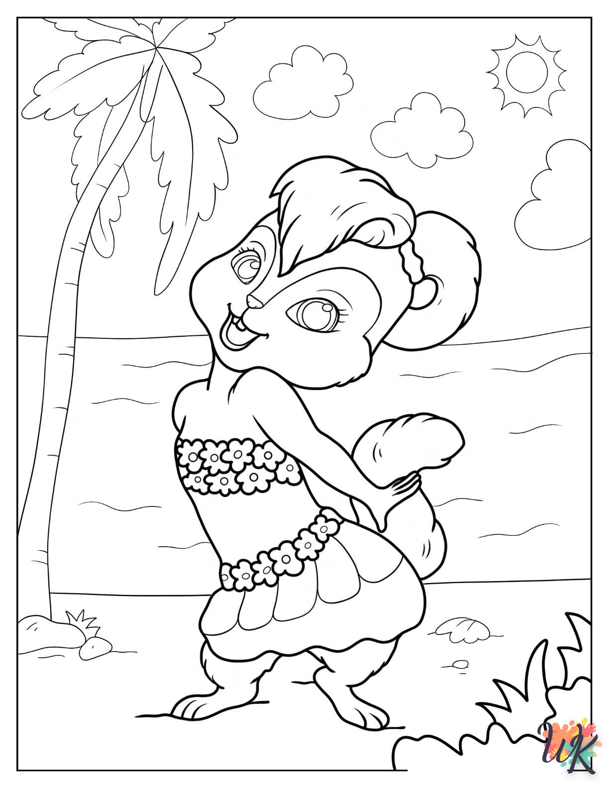 Dibujos para Colorear Alvin And The Chipmunks 9