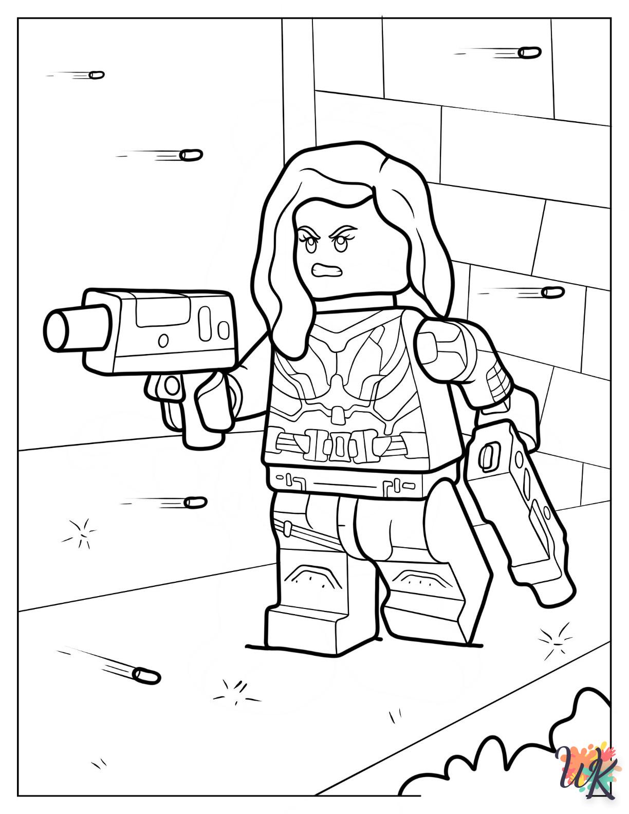 Dibujos para Colorear Lego Avengers 10