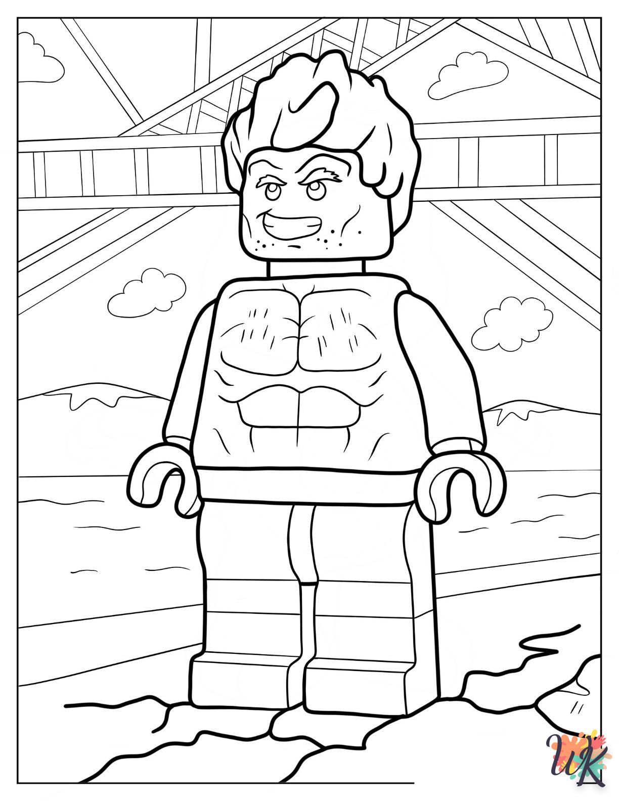 Dibujos para Colorear Lego Avengers 21