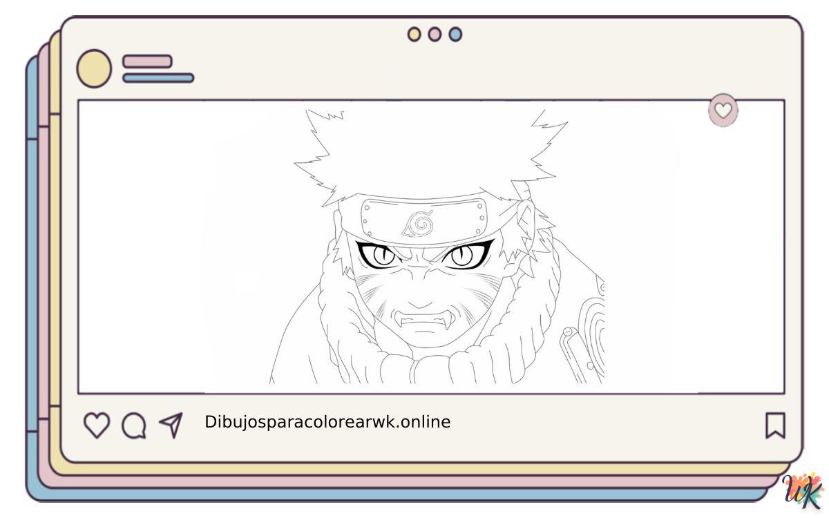 42 Dibujos Para Colorear Naruto