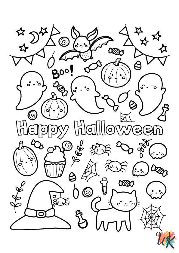 Dibujos para Colorear Niños de Halloween 2
