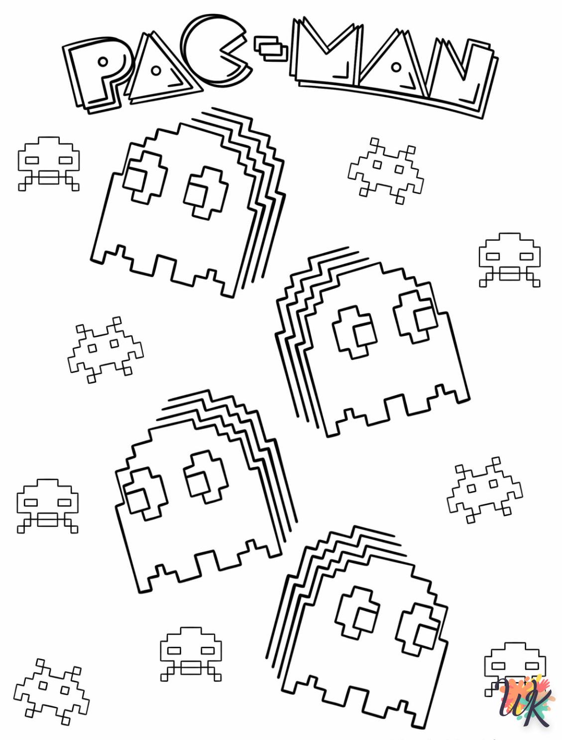 Dibujos para Colorear Pac Man 7