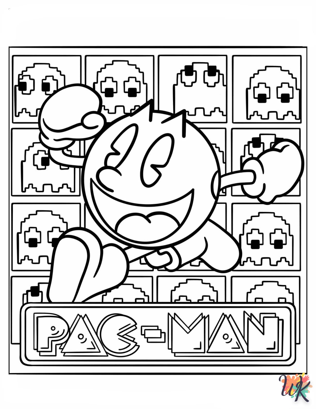 Dibujos para Colorear Pac Man 20