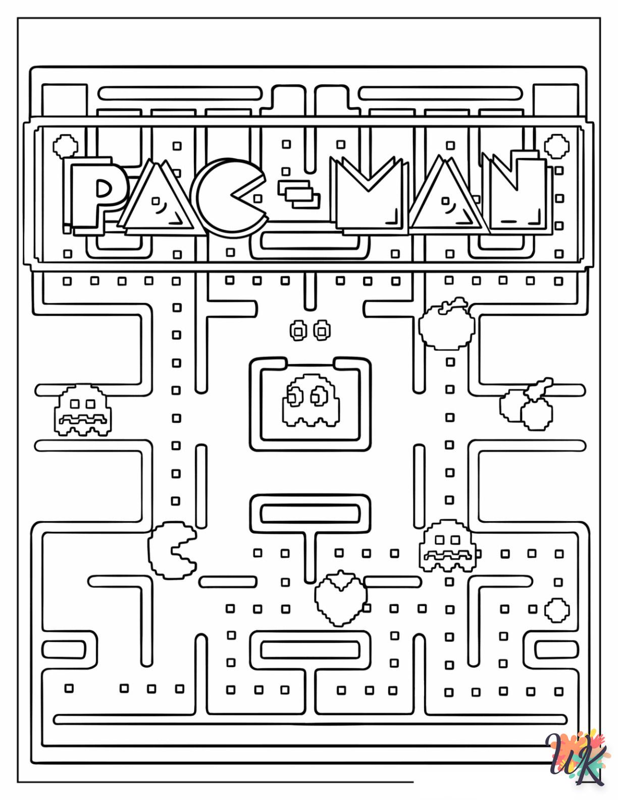 Dibujos para Colorear Pac Man 14