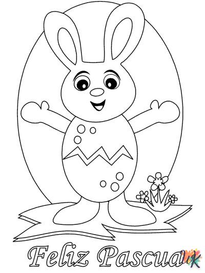 Dibujos para Colorear Pascua De Resurrección 1