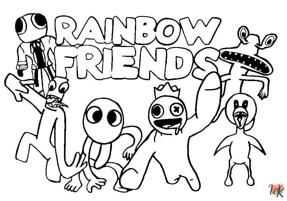 Dibujos para Colorear Rainbow Friends 2 2