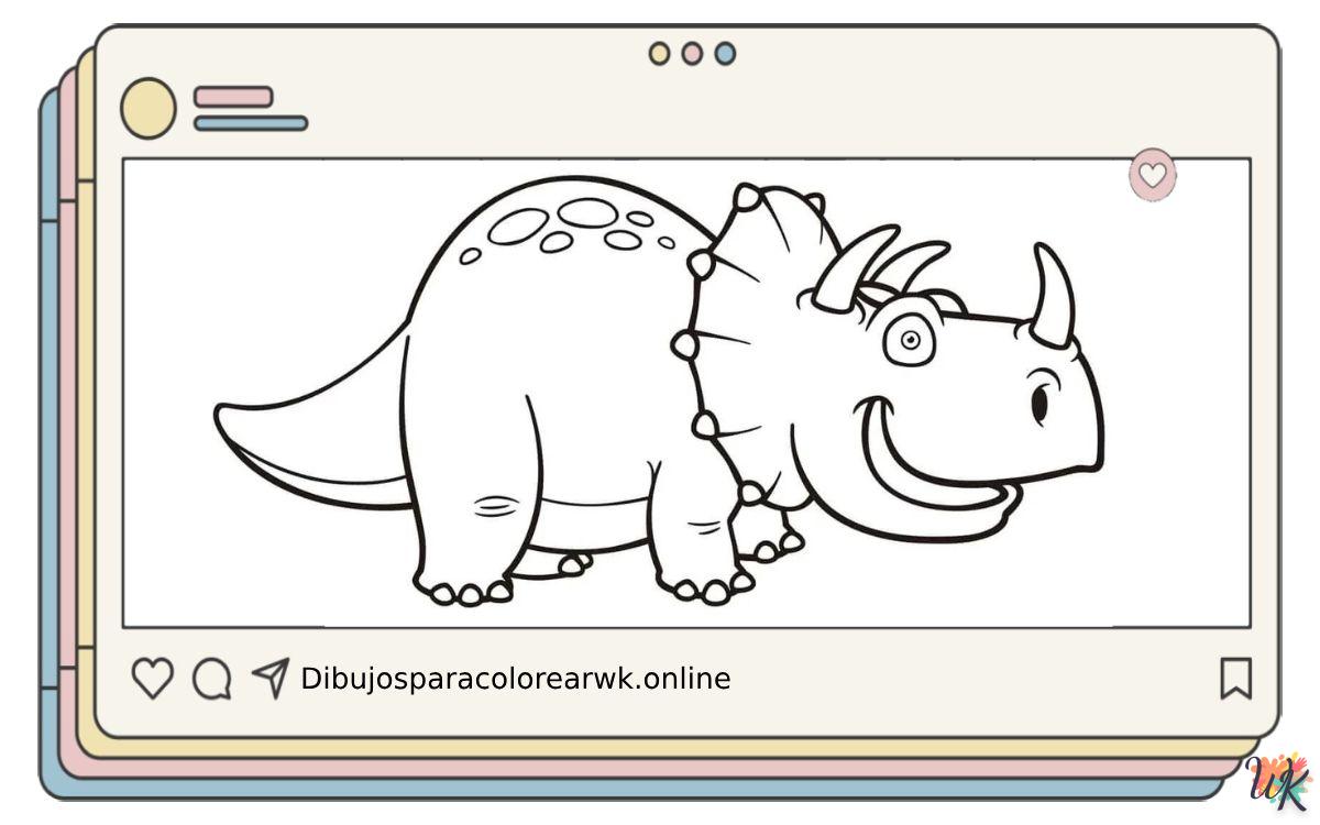 294 Dibujos Para Colorear Dinosaurio