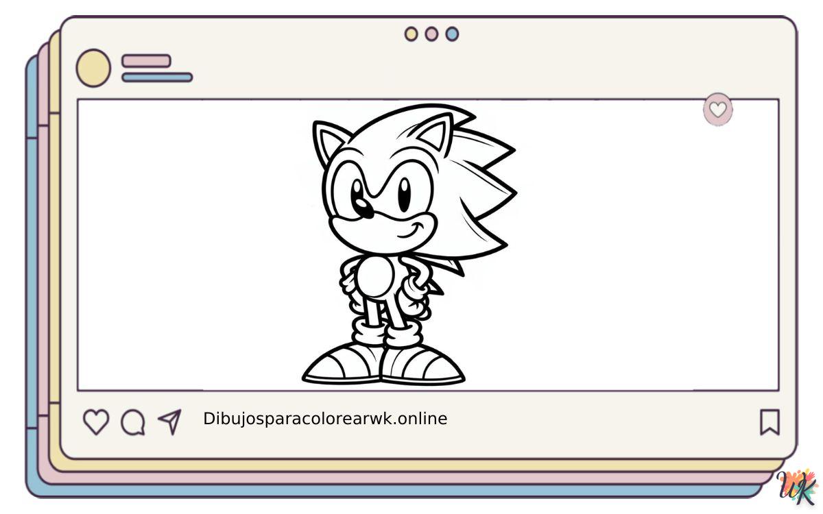 101 Dibujos Para Colorear Sonic
