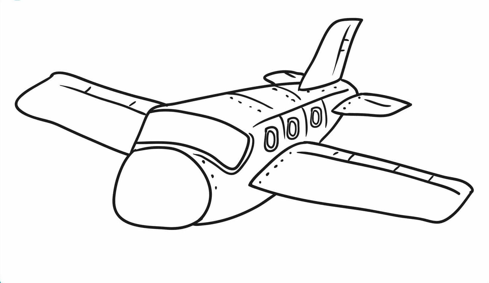 dibujos aviones guerra para colorear