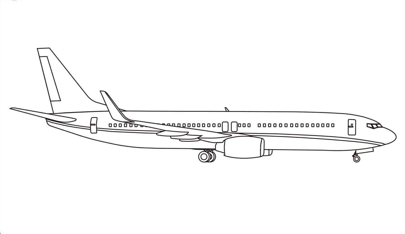 dibujos aviones para colorear