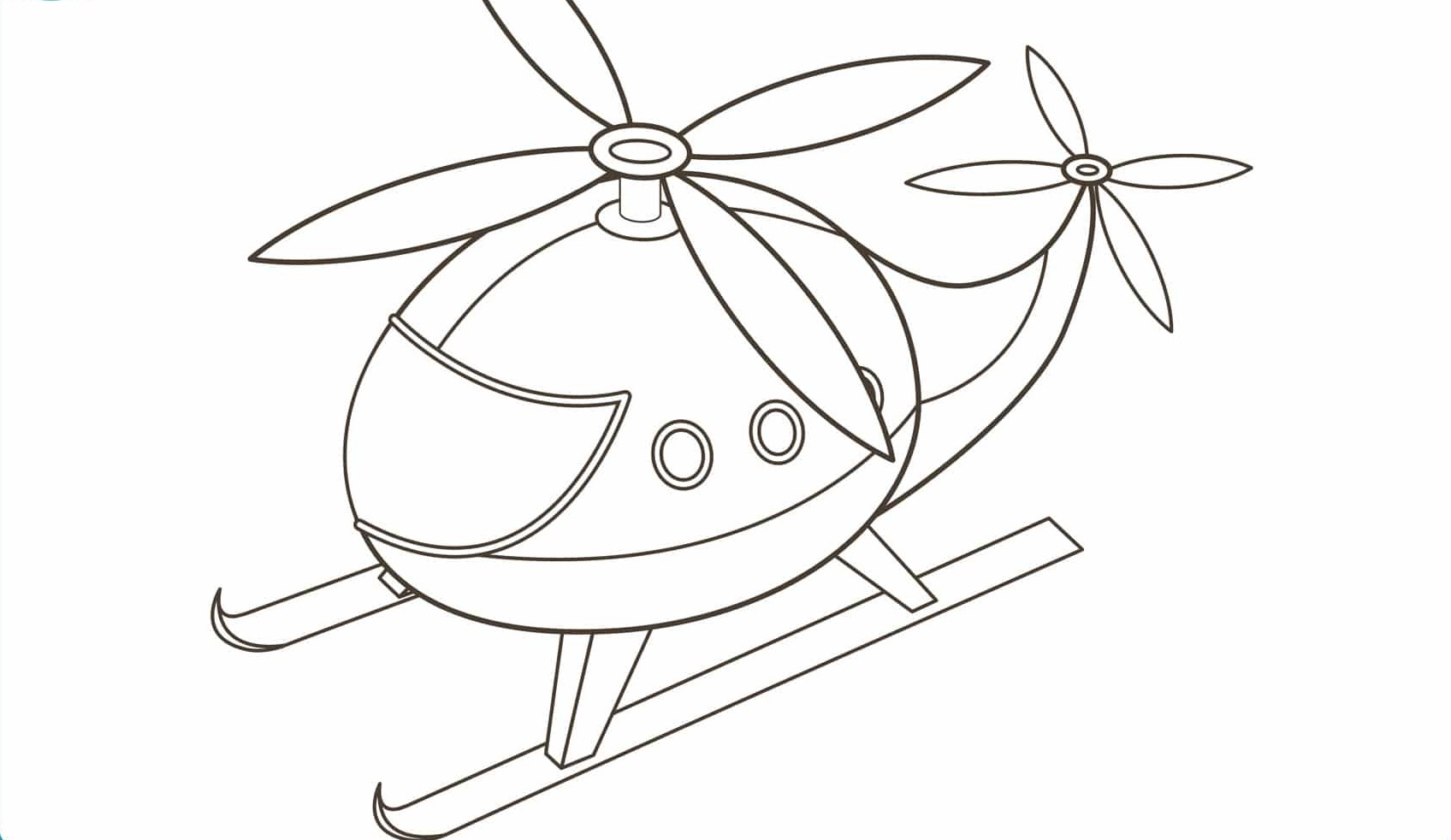 dibujos colorear aviones helicopteros