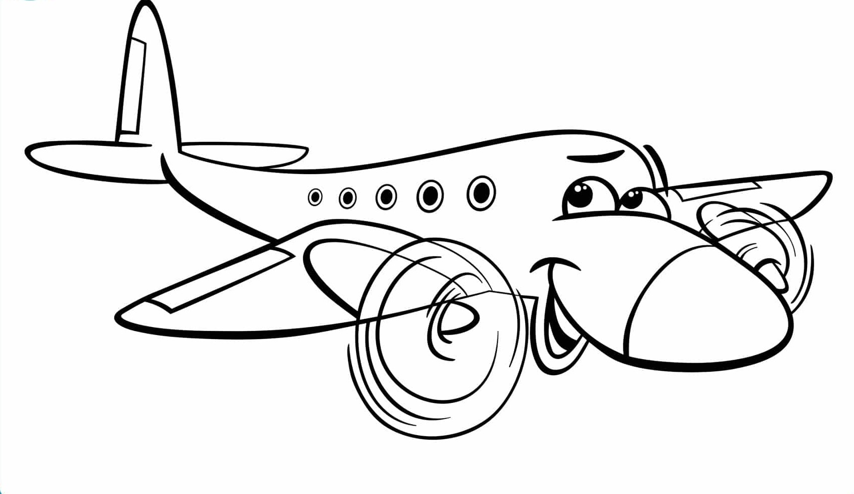 dibujos para colorear aviones animados