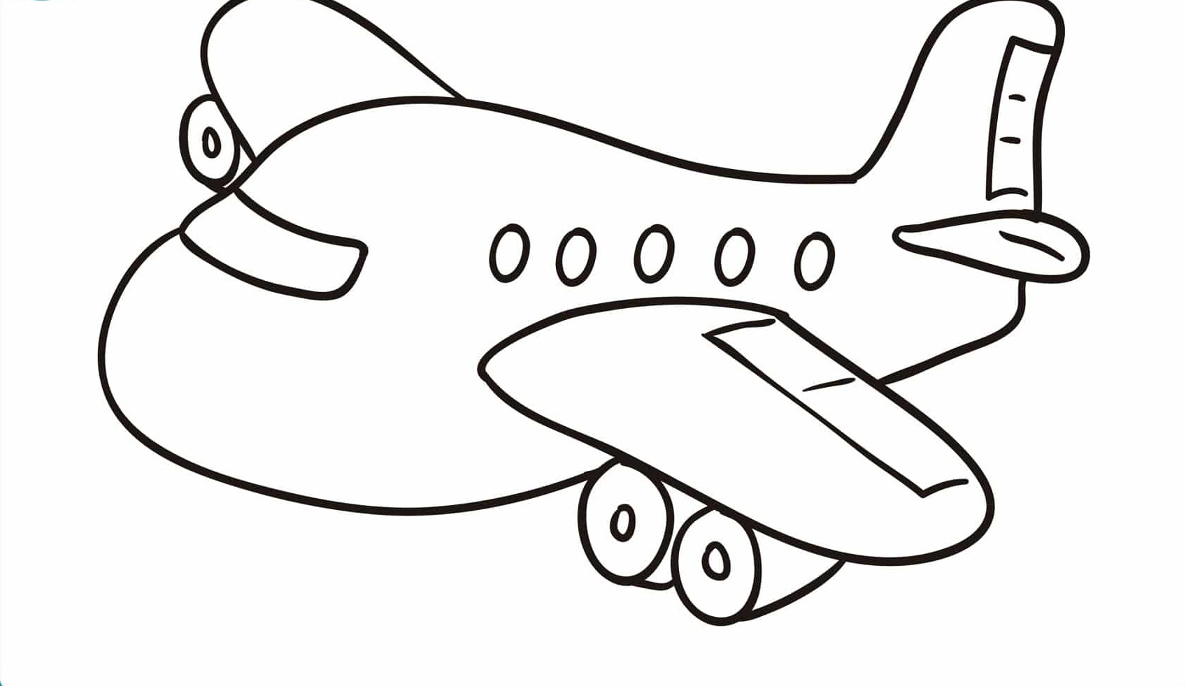 dibujos para colorear aviones imprimir