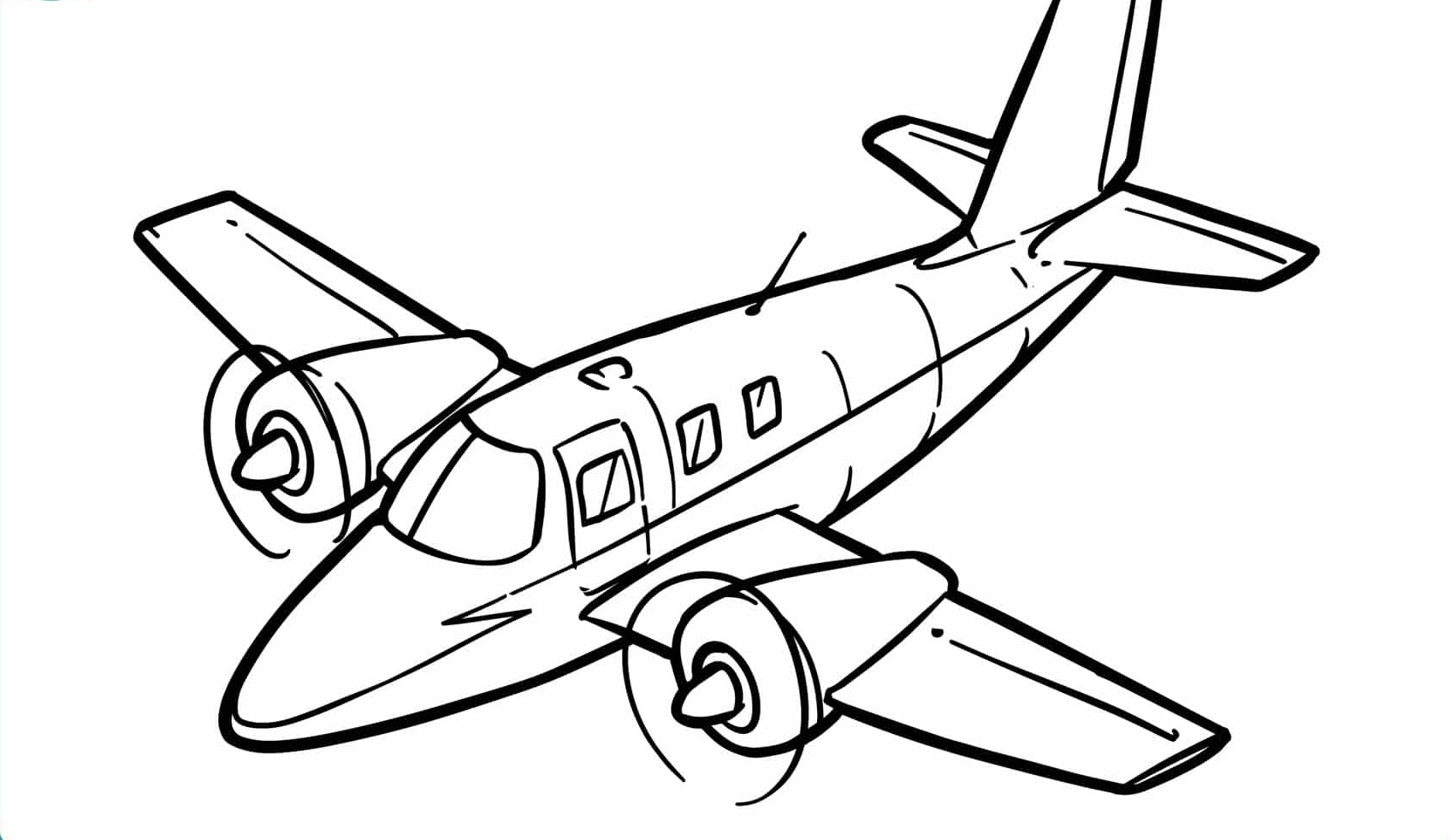 dibujos para colorear imprimir aviones